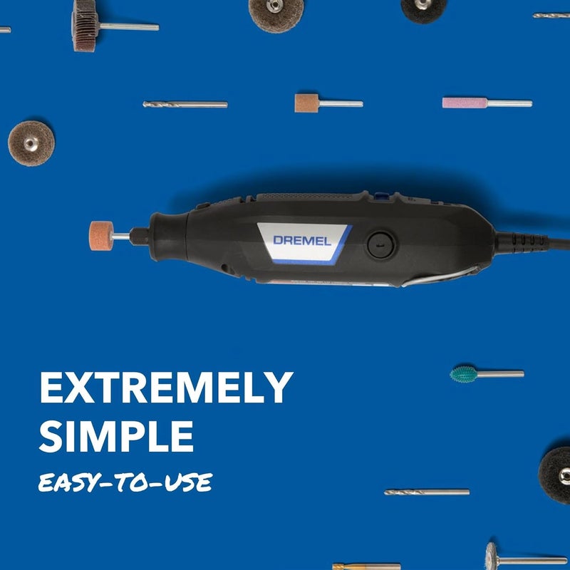 DREMEL 3100-1/15 Variable Speed Rotary Tool Kit- 1 Attachment and 15 Accessories, Ideal for a Variety of Crafting and DIY Projects- Cutting, Sanding, Grinding, Polishing, Drilling, and Engraving - Image 4